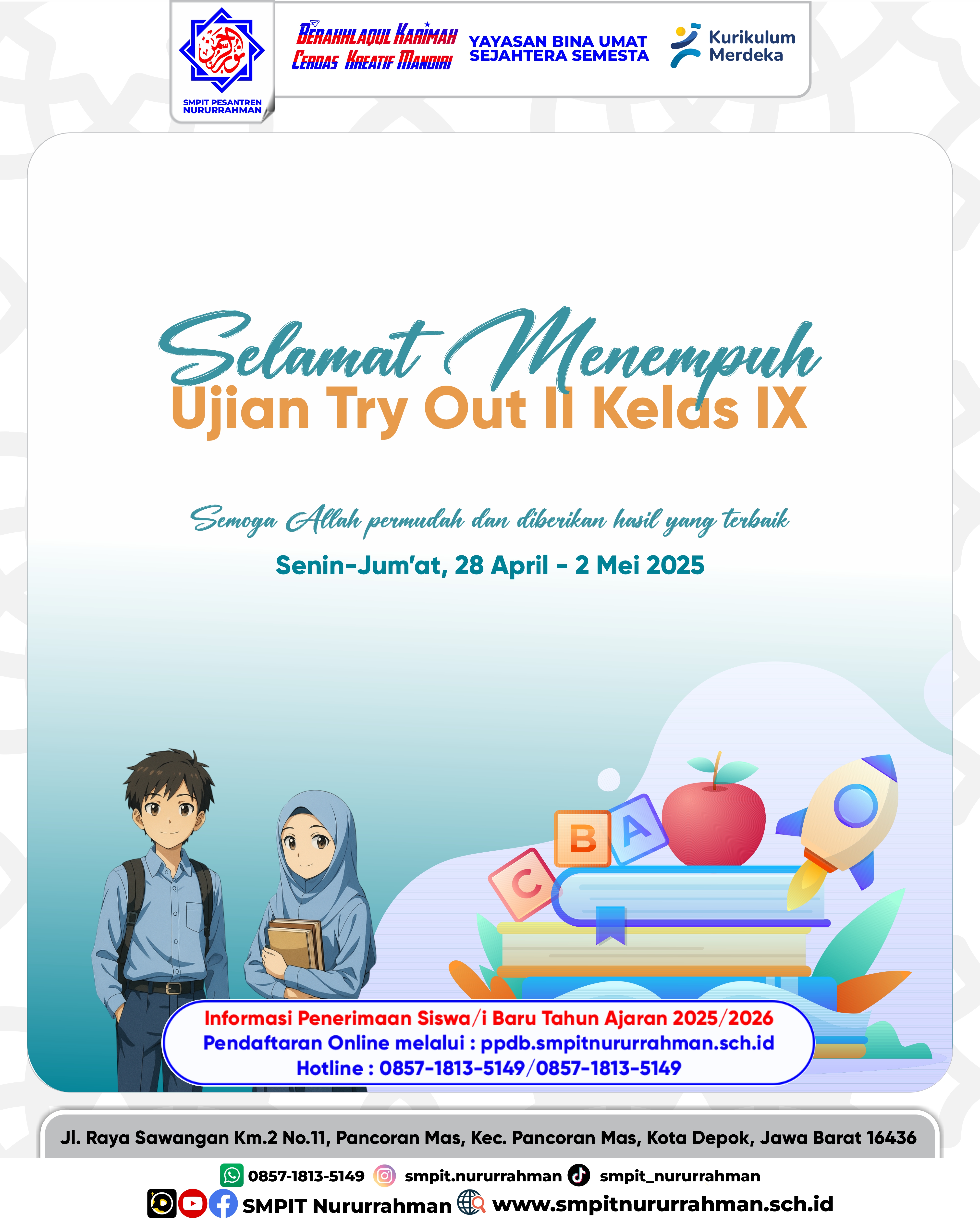 Try Out sebagai Semangat Menyiapkan Ujian Sekolah