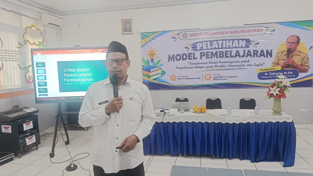 SMP IT Pesantren Nururrahman Adakan Pelatihan Model Pembelajaran : Mendorong Transformasi Pembelajaran yang Mindful, Meaningful, dan Joyful